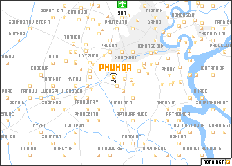 map of Phú Hòa