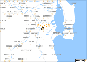 map of Phú Hòa