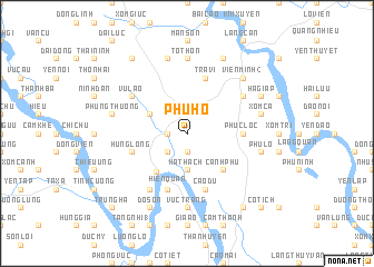 map of Phu Hó