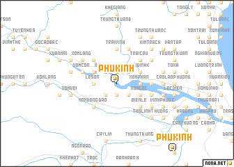 map of Phù Kinh