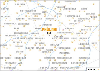 map of Phulāhi