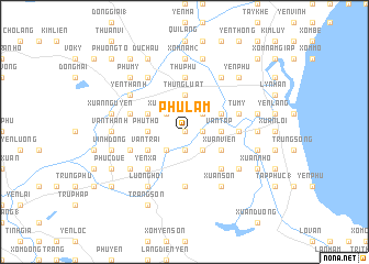 map of Phú Làm