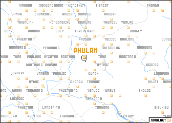 map of Phú Lâm