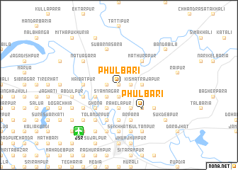 map of Phulbāri