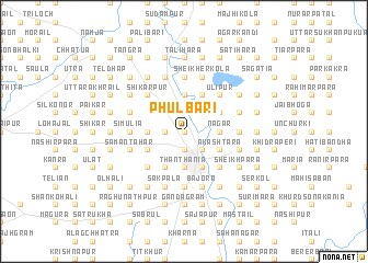 map of Phulbāri