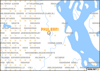 map of Phulbāri