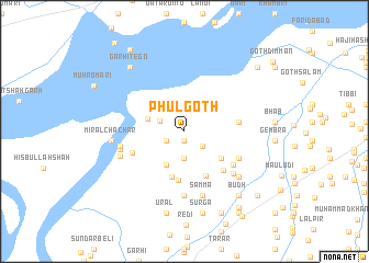 map of Phūl Goth