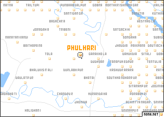 map of Phulhāri