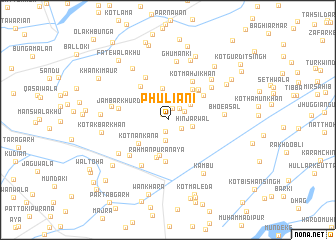 map of Phūliāni