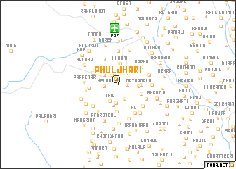 map of Phul Jhāri