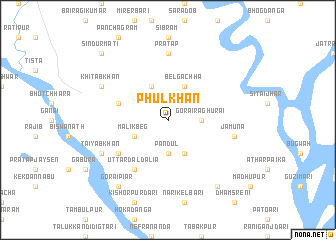 map of Phul Khān