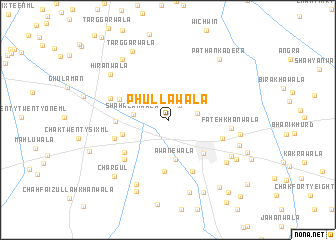 map of Phullawāla