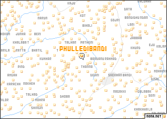 map of Phulledi Bāndi