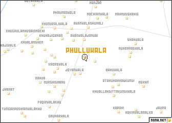 map of Phullūwāla