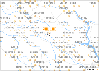 map of Phú Lộc