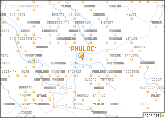 map of Phú Lộc