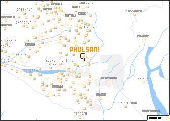 map of Phulsani