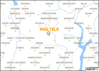 map of Phultala