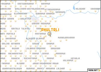 map of Phultali