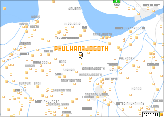 map of Phulwāna jo Goth