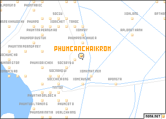 map of Phum Cần Chai Krom