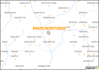 map of Phum Cheâm Thoum
