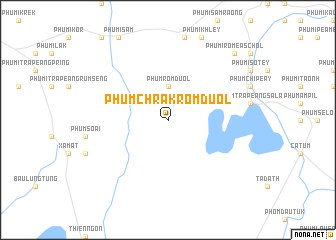 map of Phum Chrâk Romduol