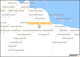 map of Phumĭ Achâm Kŏk