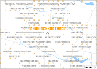 map of Phumĭ Ăch Kânthéay