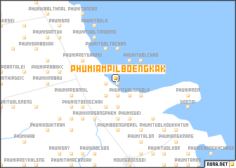 map of Phumĭ Âmpĭl Bœ̆ng Kâk