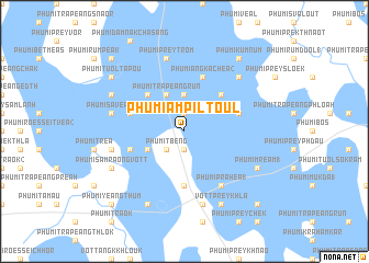 map of Phumĭ Âmpĭl Toŭl