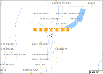 map of Phumĭ Ândêng Chruk