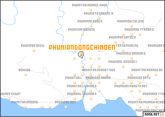 map of Phumĭ Ândong Chimœn