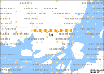 map of Phumĭ Ândong Chrŏăh