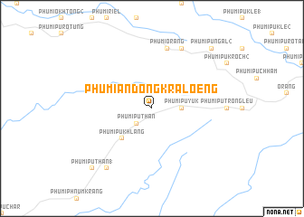 map of Phumĭ Ândong Krâlœ̆ng