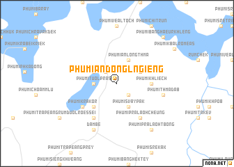 map of Phumĭ Ândong Lngiĕng