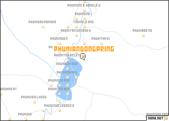 map of Phumĭ Ândong Pring