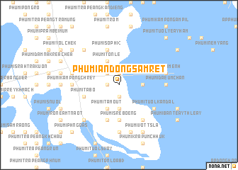 map of Phumĭ Ândong Sâmrĕt