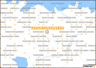 map of Phumĭ Ândong Sbov