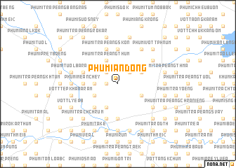 map of Phumĭ Ândong