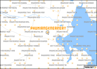map of Phumĭ Ângk Néaréay