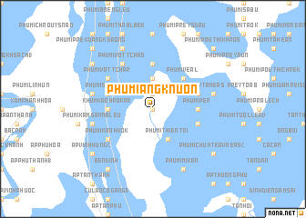 map of Phumĭ Ângk Nuŏn