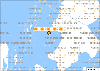 map of Phumĭ Ângkôr Áng