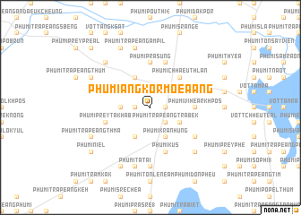 map of Phumĭ Ângkôr Mœăang