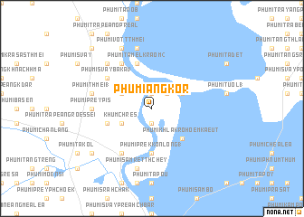 map of Phumĭ Ângkôr