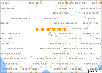 map of Phumĭ Ângkrông