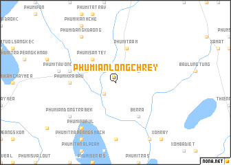 map of Phumĭ Ânlóng Chrey