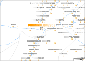 map of Phumĭ Ânlóng Sdei