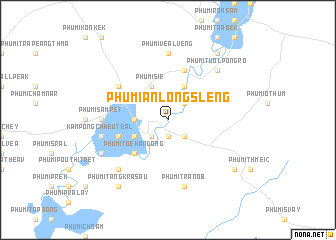 map of Phumĭ Ânlóng Slêng