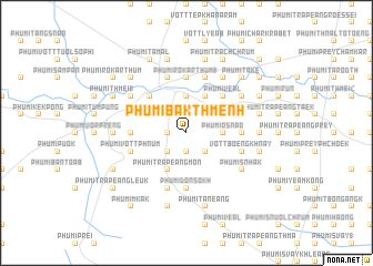 map of Phumĭ Băk Thménh